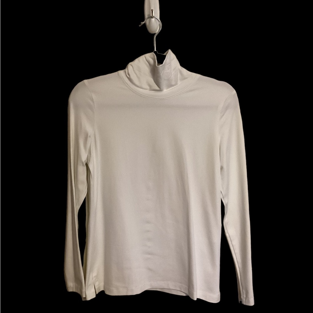 A’Nue Miami classic turtleneck in white NWOT - Picture 5 of 7